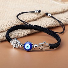 Nazar Boncuk Anhänger Evil Eye Blauer Böser Blick Glücksbringer Hand von Fatima