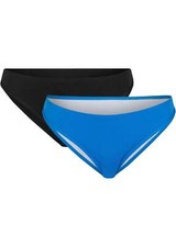 Neu 2er-Pack Bikinihose Gr. 38 Schwarz Aqua Bade-Hose Bikini-Slip Schwimm-Pants