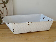 U4783 Alter emaille Bräter - BRATREINE - Bratenpfanne - Email - chickenwire