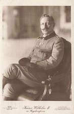848808) AK Adel Preußen - Kaiser Wilhelm II. in Jagduniform gelaufen 1915