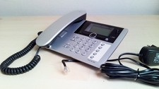 T-Com Sinus 302 i ISDN Telefon silber mit Anrufbeantworter