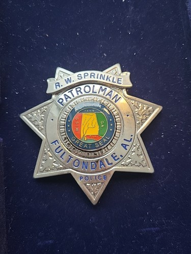 Obsolete police badge - obsolete,