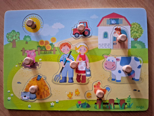 Steckpuzzle bauernhof von haba - von,