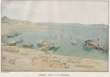 Gallipoli 1915 Hafen an den Dardanellen Türkei Gelibolu 1. Weltkrieg Kunstdruck