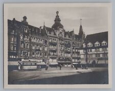 Halberstadt - Fischmarkt Straßenbahn Jacob Speier Geschäft - Altes Foto 1930er