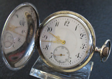 Savonnette Herrentaschenuhr Tavannes Watch Silber