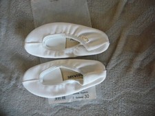 Bleyer Ballettschuhe Gymnastikschuhe Schläppchen  Turnschläppchen Weiß Gr 29