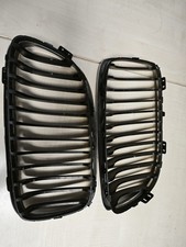 KÜHLERGRILL EINZELSTEG NIEREN PASSEND FÜR BMW 3er E90 E91 08-12 GLÄZEND SCHWARZ