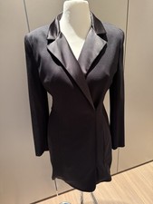 Smoking Kleid Schwarz Gr. 38