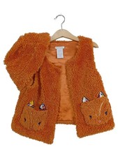 Rachel Ashwell Shabby Chic Kinder Fellweste Gr. 128 Orange Uni