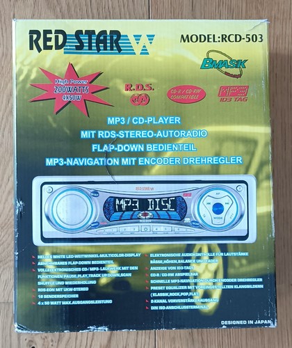 Autoradio tuner red star - autoradio,