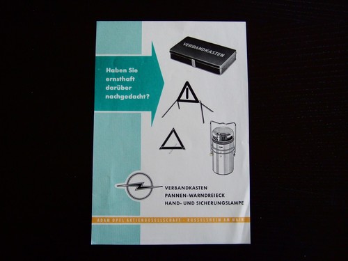 Prospekt opel 1963 - 1963, ·