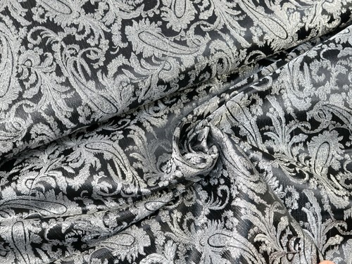 Lurex jacquard stoff - lurex,