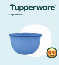 Tupperware Junge Welle Schüssel 4,3 L blau Salatschüssel Peng Tupper Neu ovp 4 3