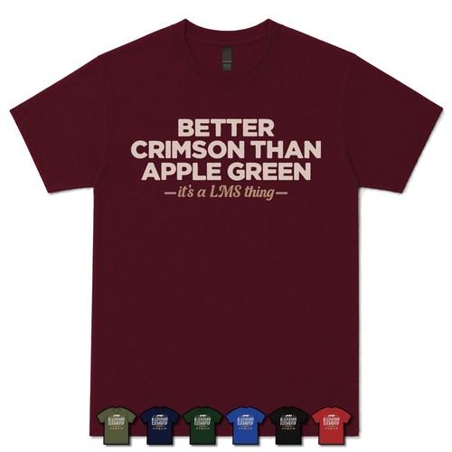 Better crimson than apple - better,