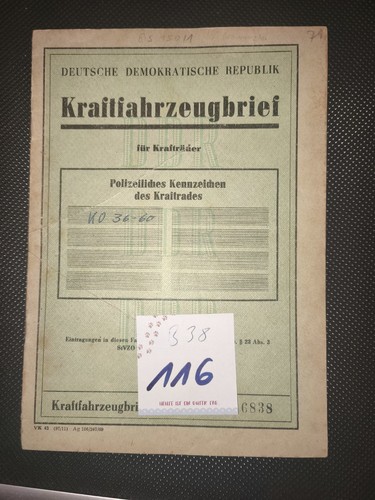 150 ddr kfz - kfz, brief