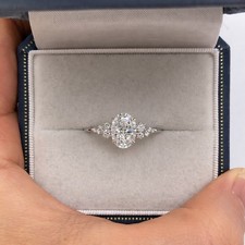 1,5 kt Oval & Rundschliff