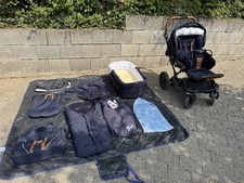 Emmaljunga Seat Unit blau Kinderwagen 2 in 1 inkl. viel Zubehör Gebraucht