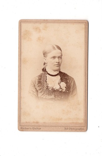 Cdv foto damenportrait - foto, /