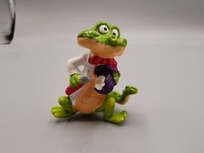 Ü-Eier Figur: Die Kroko Schule - Dr. Karl Knallgas, 1991, Flasche dunkelviolett 