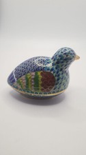 China Cloisonne Dose Vogel