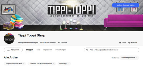 Tippi toppi onlinehandel - tippi,