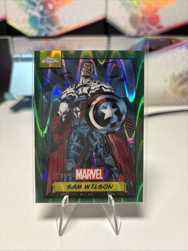 Topps chrome marvel - chrome, sam