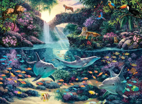 Puzzle tiere im - puzzle,