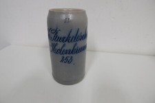 alter Bierkrug  - geritzt - K. Ruckdeschel -  Holenbrunn - 253 - Gastwirtschaft