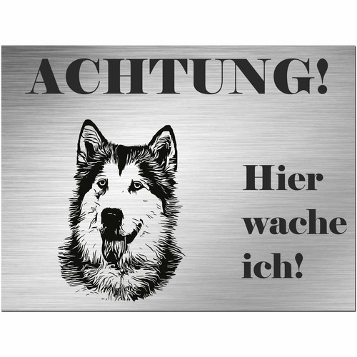 Siberian husky schild - husky,