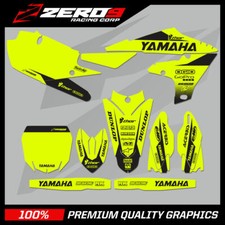 YAMAHA MOTOCROSS GRAFIKSATZ MX ABZIEHBILDER: YZ YZF 65 85 125 250 450 BLOCK YEL/SCHWARZ