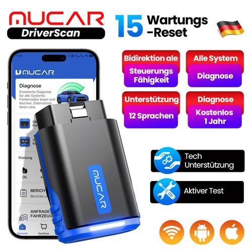 Mucar driverscan kfz obd2 - driverscan,