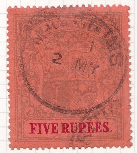 1902 mauritius 155 5 - sg,