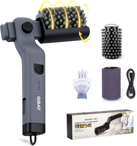 Electric grill brush battery - grill,