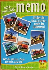 Nutzfahrzeuge Memory, SpielSpass, 72 Karten, Anleitung, ab 4 Jahre, gebraucht