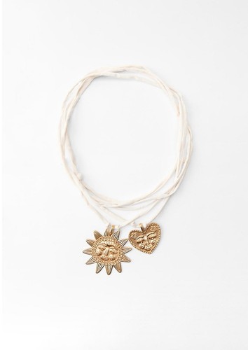 Zara doppelte halskette - 💛,
