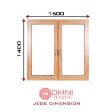 Holzfenster 2-fach Verglasung