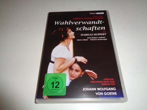 Dvd wahlverwandschaften - dvd,