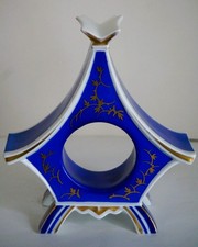 Rosenthal - Art déco -  Gehäuse Porzellanuhr, Entw. Gustav Oppel, H. 14 cm