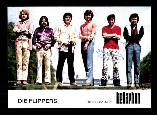 Die flippers autogrammkarte - flippers,