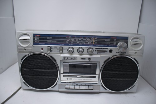 Sharp 5757 vintage boombox - sharp,