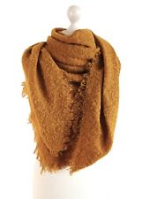 Tuch von Hüftgold in Honigfarbe/Schwarz meliert