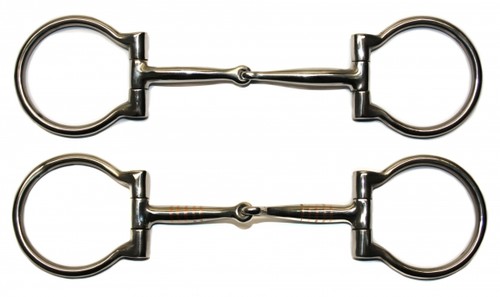 Edelstahl d ring snaffle - edelstahl, d-ring