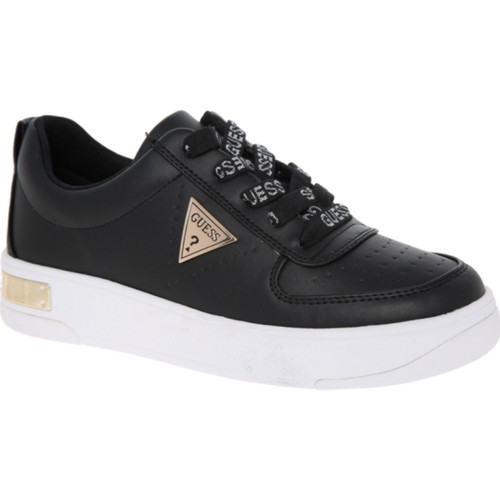 Guess black logo wedge - black,