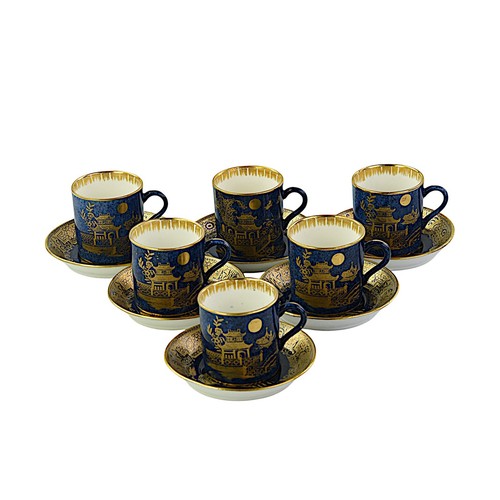 Carlton ware mikado 6 x - ware,, mikado,