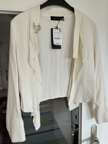Schicker blazer jacke weiß - jacke,