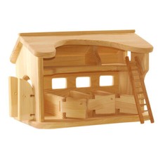 Ostheimer Pferdestall 5550111 Holzstall - Spielzeugstall aus Holz