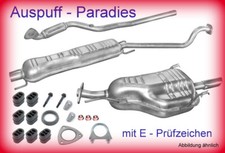 Abgasanlage ab Kat. für Opel Astra G CC 1.6 & 1.6 16V Fließheck  F48_F08 + Kit