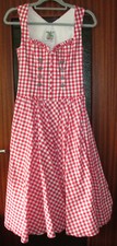 Dirndl Lola Paltinger NEUWERTIG rot weiß Gr. 34 / XS