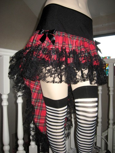 Fischschwanz tartan rock rot - tartan,